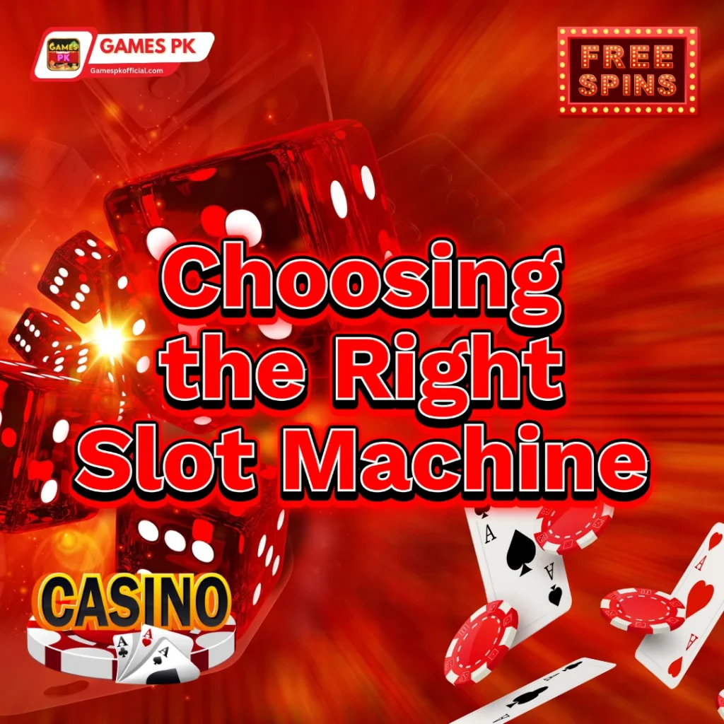 GamesPK on Choosing the Right Slot Machine